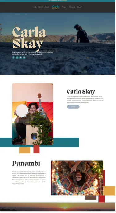 Carla Skay - Inicio
